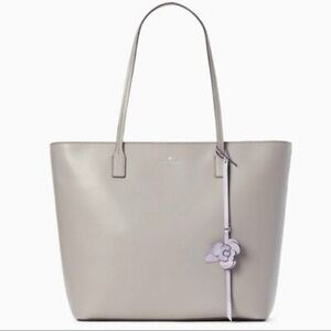 Kate Spade Felicity Street Karla Dangle Tote in Soft Taupe